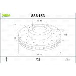 Bremsscheibe 886153 Bremsscheibe 886153