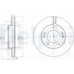 Bremsscheibe BG3858 Bremsscheibe BG3858