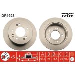 TRW DF4923 Bremsscheibe TRW DF4923 Bremsscheibe