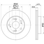 Bremsscheibe 8DD 355 115-341