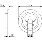 Bremsscheibe 0 986 479 D35