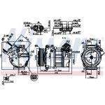 Kompressor, Klimaanlage 890123 Kompressor, Klimaanlage 890123