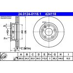 Bremsscheibe 24.0124-0118.1