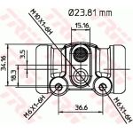 TRW BWK156 Radbremszylinder TRW BWK156 Radbremszylinder