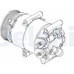 Kompressor, Klimaanlage CS20324
