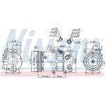 Kompressor, Klimaanlage 890430 Kompressor, Klimaanlage 890430