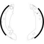 Bremsbackensatz 8DB 355 000-651 Bremsbackensatz 8DB 355 000-651