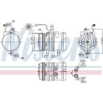 Nissens 890697 Kompressor, Klimaanlage FIRST FIT Nissens 890697 Kompressor, Klimaanlage FIRST FIT