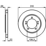 Bremsscheibe 0 986 478 839 Bremsscheibe 0 986 478 839