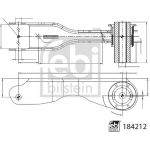 FEBI BILSTEIN 184212 Querlenker, Lenker, Radaufhängung