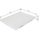 BOSCH 1 987 432 016 Innenraumfilter