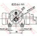 Radbremszylinder BWF112 Radbremszylinder BWF112