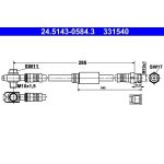 ATE 24.5143-0584.3 Bremsschlauch ATE 24.5143-0584.3 Bremsschlauch