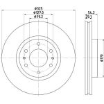 Bremsscheibe 8DD 355 117-021