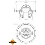 NRF 725135 Thermostat, Kühlmittel EASY FIT NRF 725135 Thermostat, Kühlmittel EASY FIT