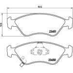 Brembo P 30 007 Bremsbelagsatz, Scheibenbremse PRIME LINE Brembo P 30 007 Bremsbelagsatz, Scheibenbremse PRIME LINE