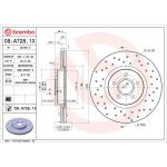 Bremsscheibe 09.A728.1X Bremsscheibe 09.A728.1X