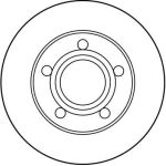 TRW DF2666 Bremsscheibe TRW DF2666 Bremsscheibe