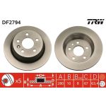 Bremsscheibe DF2794 Bremsscheibe DF2794