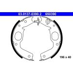 ATE 03.0137-0390.2 Bremsbackensatz, Feststellbremse ATE 03.0137-0390.2 Bremsbackensatz, Feststellbremse