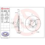 Brembo 09.5632.10 Bremsscheibe PRIME LINE