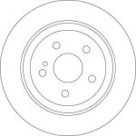 TRW DF4436 Bremsscheibe