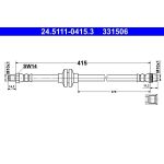 ATE 24.5111-0415.3 Bremsschlauch ATE 24.5111-0415.3 Bremsschlauch