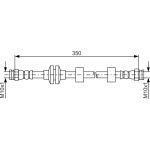 BOSCH 1 987 481 804 Bremsschlauch