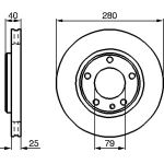 BOSCH 0 986 478 890 Bremsscheibe BOSCH 0 986 478 890 Bremsscheibe