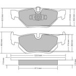 Metzger 1170031 Bremsbelagsatz, Scheibenbremse Metzger 1170031 Bremsbelagsatz, Scheibenbremse