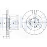 Delphi BG3378 Bremsscheibe Delphi BG3378 Bremsscheibe