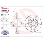Brembo 09.6934.75 Bremsscheibe XTRA LINE - Max