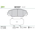 Valeo 601037 Bremsbelagsatz, Scheibenbremse Valeo 601037 Bremsbelagsatz, Scheibenbremse