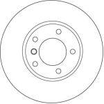 Bremsscheibe DF4055