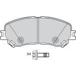 Valeo 601596 Bremsbelagsatz, Scheibenbremse Valeo 601596 Bremsbelagsatz, Scheibenbremse