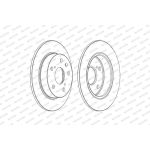 Bremsscheibe DDF2493C