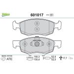 Bremsbelagsatz, Scheibenbremse 601017