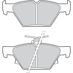 Bremsbelagsatz, Scheibenbremse 302896 Bremsbelagsatz, Scheibenbremse 302896