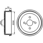 BOSCH 0 986 477 090 Bremstrommel BOSCH 0 986 477 090 Bremstrommel