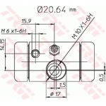 TRW BWF290 Radbremszylinder