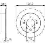 Bremsscheibe 0 986 479 R09