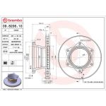 Brembo 09.8206.10 Bremsscheibe PRIME LINE