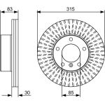 Bremsscheibe 0 986 479 568 Bremsscheibe 0 986 479 568