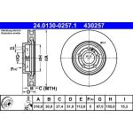 Bremsscheibe 24.0130-0257.1