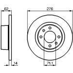 Bremsscheibe 0 986 478 981 Bremsscheibe 0 986 478 981
