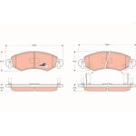 TRW GDB1420 Bremsbelagsatz, Scheibenbremse COTEC TRW GDB1420 Bremsbelagsatz, Scheibenbremse COTEC