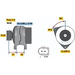 Generator 0 124 525 056 Generator 0 124 525 056