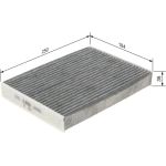 BOSCH 1 987 435 556 Innenraumfilter FILTER+pro