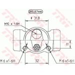 TRW BWB130 Radbremszylinder TRW BWB130 Radbremszylinder