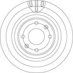 Bremsscheibe DF4363